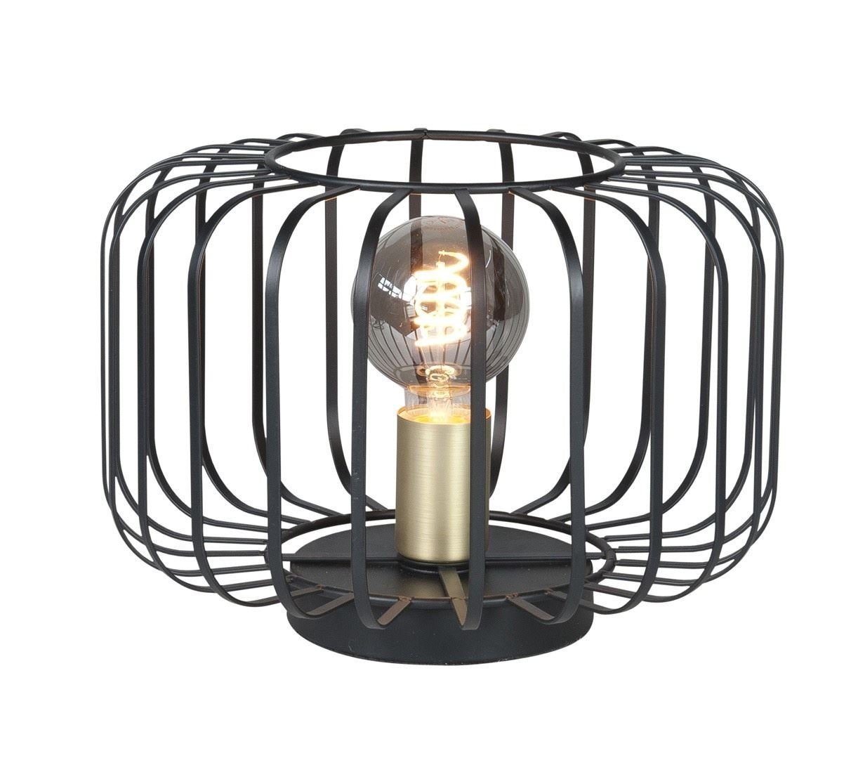 Highlight Lucca Tafellamp T1568.01 Zwart/Goud