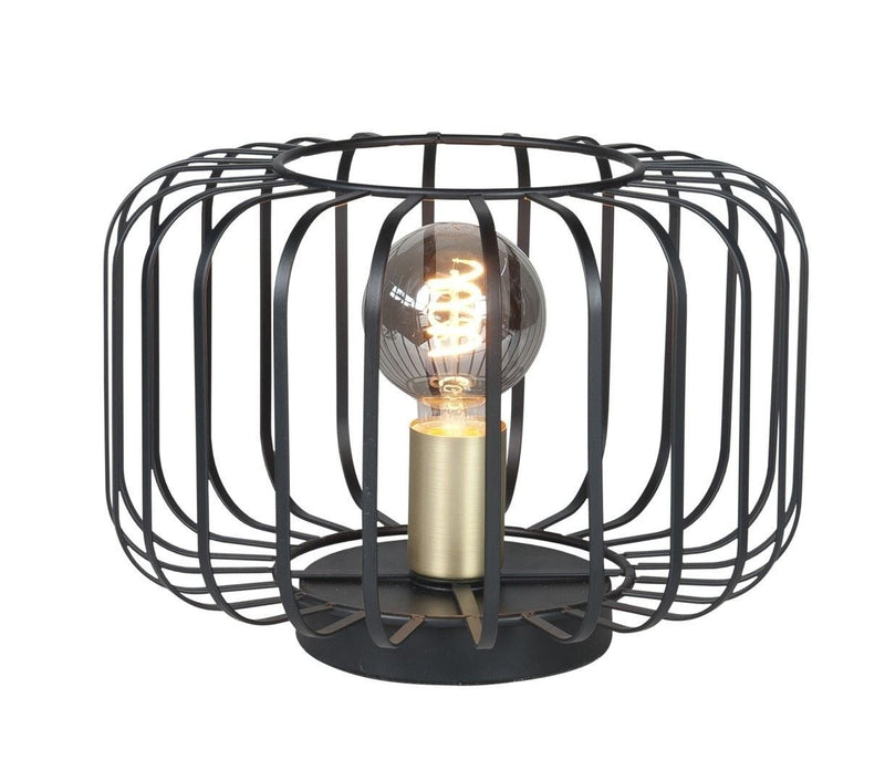 Highlight Lucca Tafellamp T1568.01 Zwart/Goud