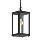Alamonte 1 Hang buitenlamp Zwart/Helder