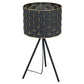 Lifestyle Florenca 1L-Tafellamp Zwart/Goud