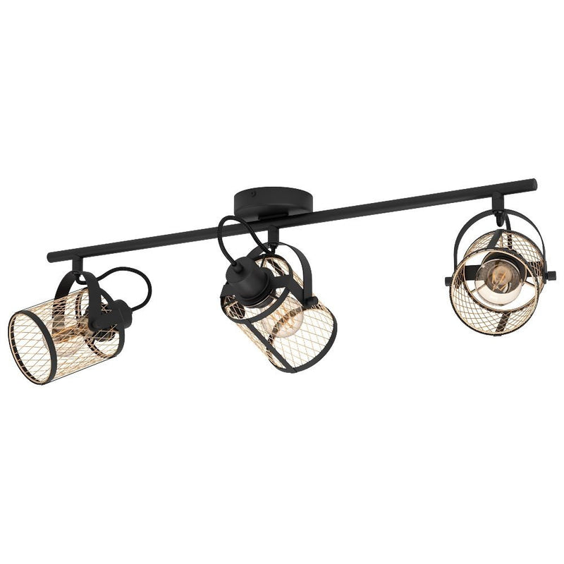 Lifestyle Praag 3L-Spot Goud/Zwart
