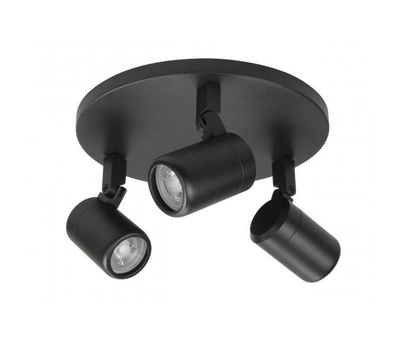 Highlight Rain 3-L.Spot Zwart excl.lichtb.S7372.01