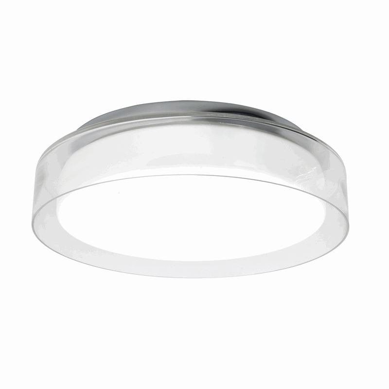 Highlight Disc LED plafondl. 28cm 3stepdim nikkelmat