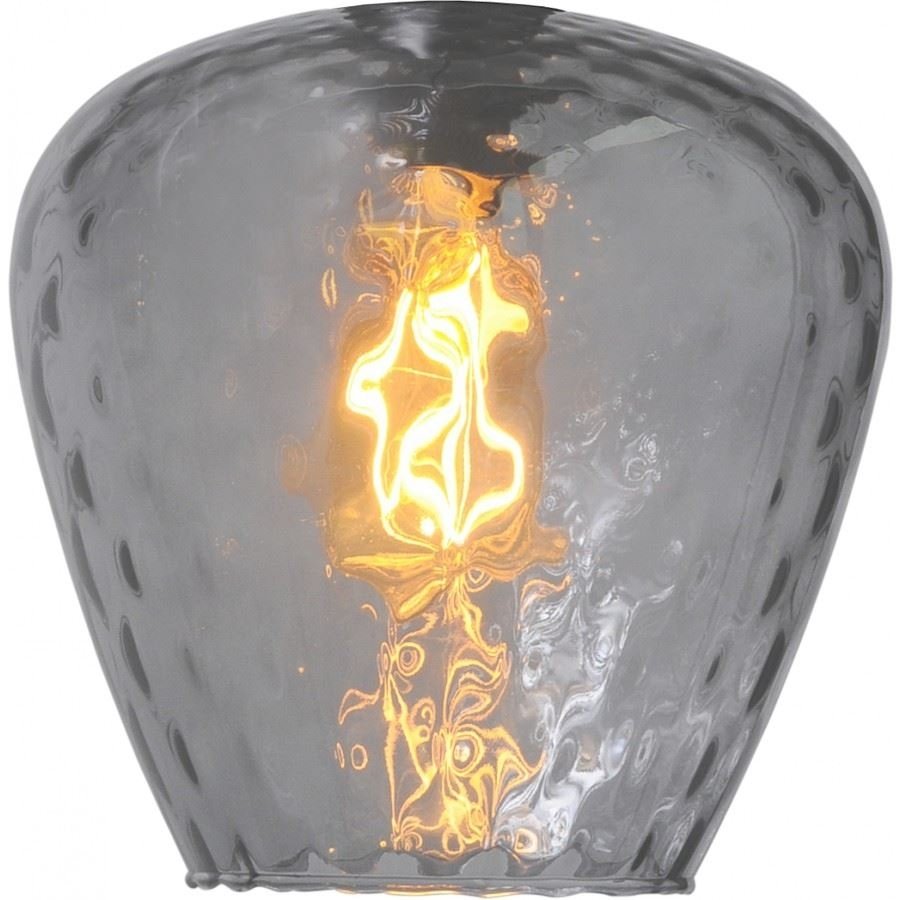 Masterlight Glass Porto Pulse Daimond effect Ø21cm Grey 62711-05-21-5