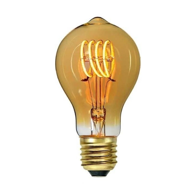 Highlight LED A60 Lichtbron 4w. Amber Dimbaar E27 L2500.36