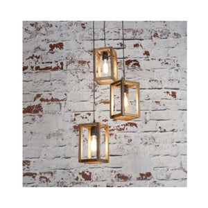 Lifestyle Bristol 3-Lichts Hanglamp Mango hout