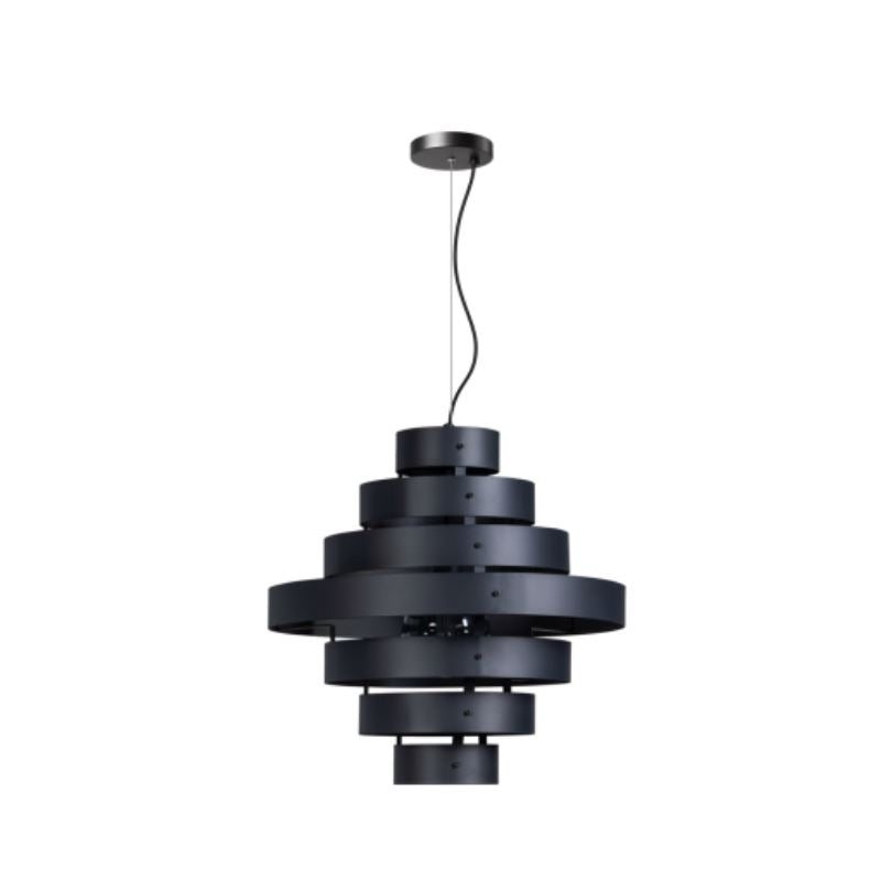 ETH Blagoon Seven Rings hanglamp 05-HL4358-30 Antraciet