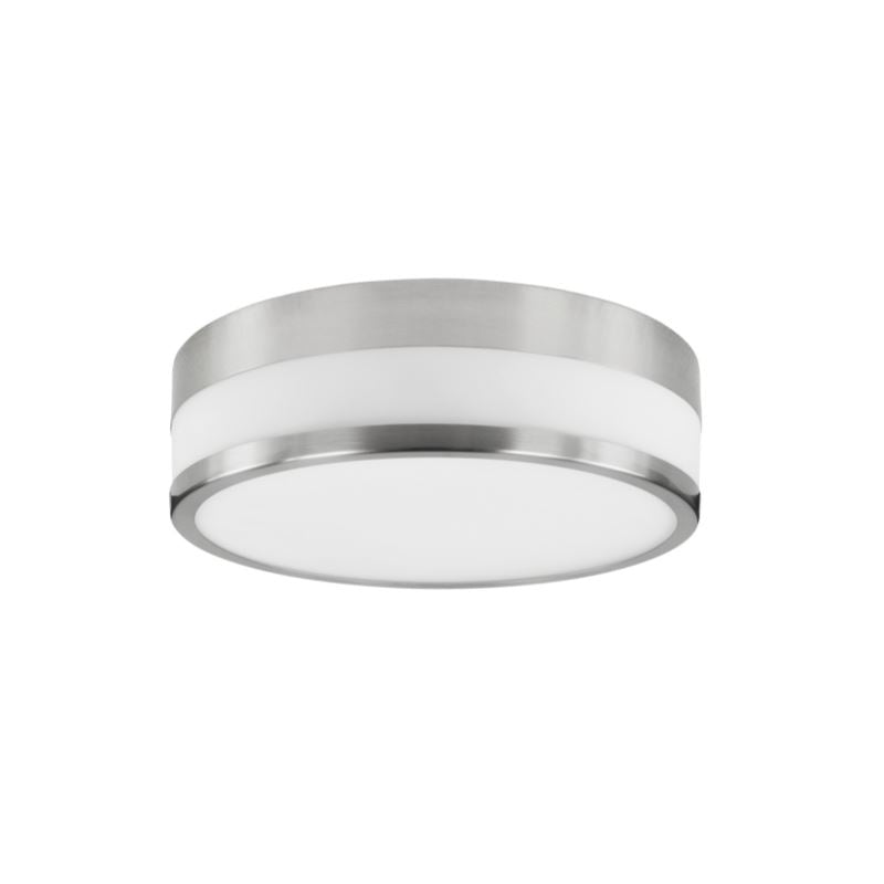 H.L. Bagno Plafondl. 32cm Nikkelmat Ip44 P6033.30