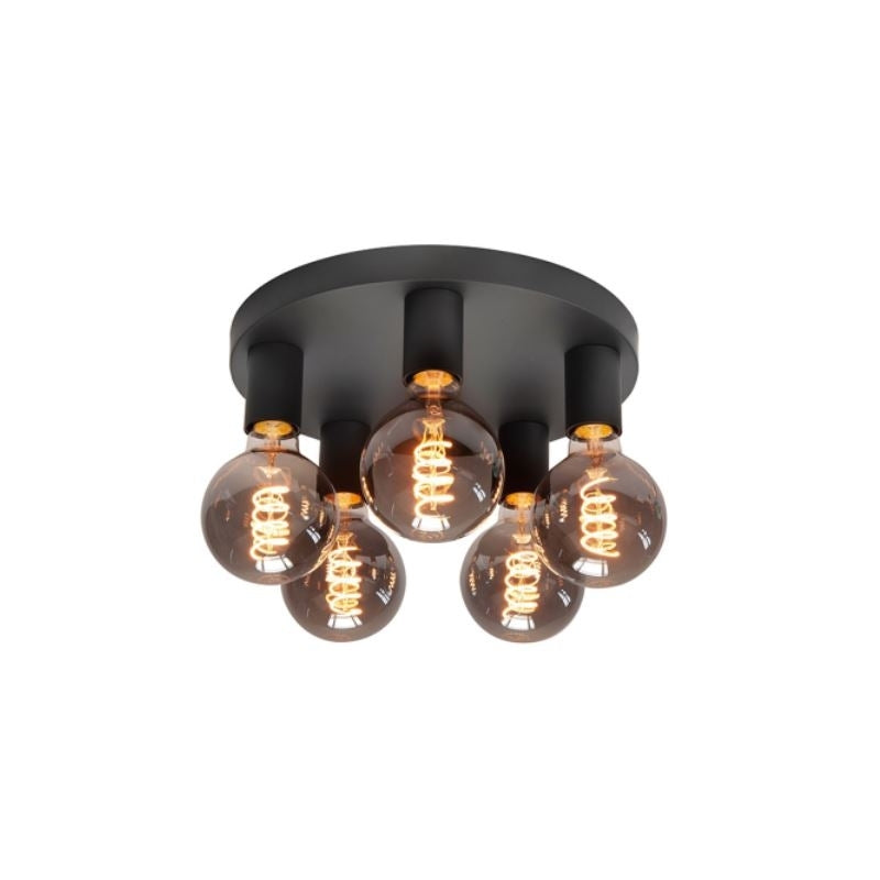 Highlight Basic 5L-Plafonniere P6621.01 Zwart