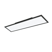 Lifestyle New Bari LED Plafondlamp RGB+ afstandsbediening en App 33,5Watt 30 x 120cm Zwart