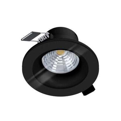 Eglo Salabate Ibouwspot LED IP44 Ø88 Dimbaar Zwart 2700K 99493