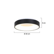 Steinhauer Ringlede PLafondlamp 30cm 3086ZW