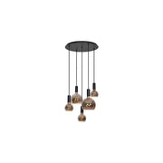 Ztahl Segula 007 5-Lichts Hanglamp Ø50 40072-9005 exclusief lichtbronnen