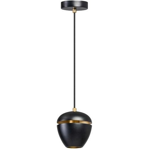 ETH Claire Hanglamp E27 zwart+goud kap 15cm 05-HL4123-30