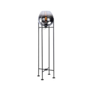 Highlight Fantasy Apple Vloerlamp140cm V4046.01+G2051.18 Zwart/Semi Smoke Op=Op De Laatste Showroommodel