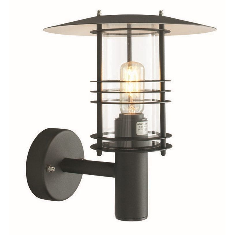 F&V Amsberg Buiten-Wandlamp Zwart